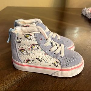 Vans Kids SK8-HI Zip Toddler Sneakers
